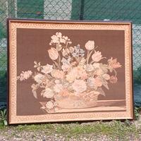 QUADRO ARAZZO RICAMATO A MANO EPOCA 900 