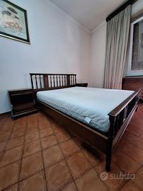 Letto.matrimoniale, materasso + comodini
