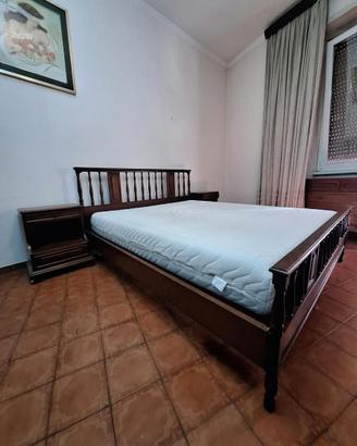 Letto.matrimoniale, materasso + comodini