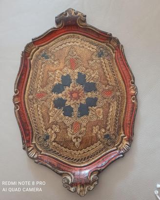 Vassoio fiorentino vintage