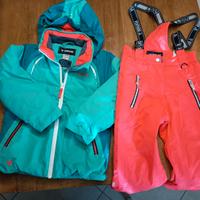 Abbigliamento neve bambina 6/7 anni
