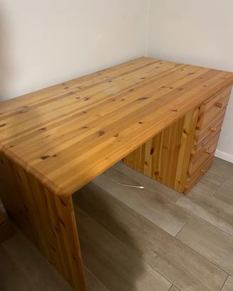 Scrivania legno abete