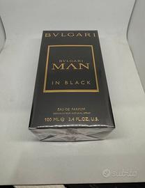 bvlgari man in black uomo 100ml eau de parfum