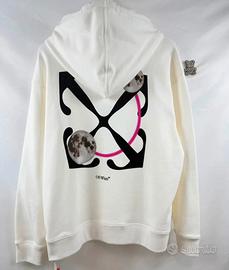 Felpa Off-White x Moon Bianca