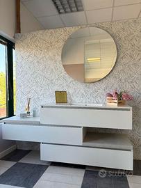 MOBILE BAGNO 180 CM - SFALSATO 3 CASSETTI  DA 120