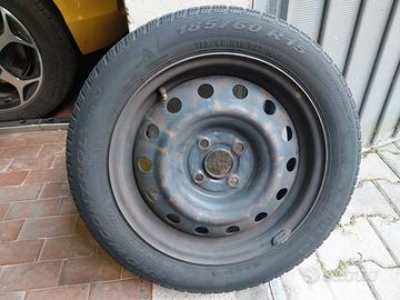 4 Cerchi In Acciaio Originale Hyundai I20 15"