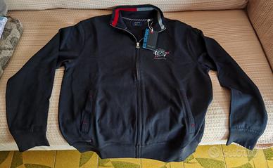 Felpa uomo Be Board blu zip intera taglia L