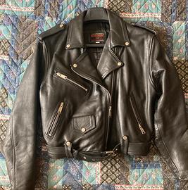 Chiodo in vera pelle taglia S