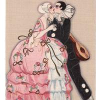 Cartolina Sofia Chiostri Pierrot Innamorati - 1929