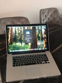 MacBook Pro 15" Retina i7, 16gb RAM, OS Sequoia.
