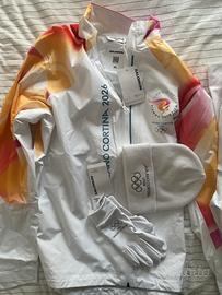 Tuta XL tedoforo olimpiadi milano cortina 2026