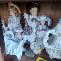 4 bambole antiche complete 