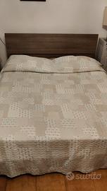 letto matrimoniale contenitore+ due comodini 