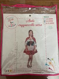 Vestito, carnevale Cappuccetto Rosso