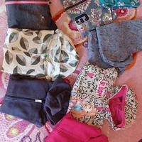 Set 7 felpe e una tuta bimba tg. 128