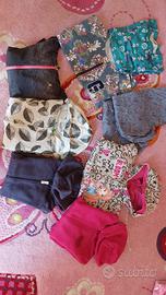 Set 7 felpe e una tuta bimba tg. 128