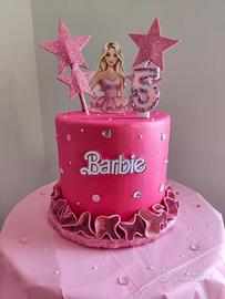 Torta Scenografica Barbie - Fatta a mano