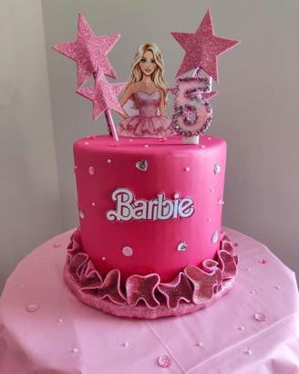 Torta Scenografica Barbie - Fatta a mano
