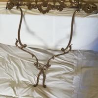 Consolle stile barocco + specchio + piano marmo
