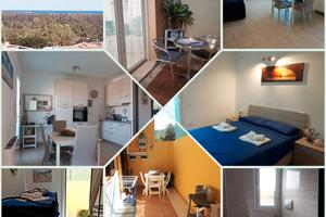 Appartamento panoramico su mare e colli