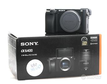 FOTOCAMERA DIGITALE MIRRORLESS SONY A6400. CORPO.