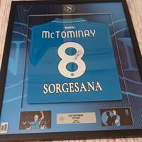 Cornice Maglia Autografata McTominay 24/25