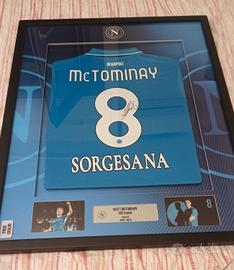 Cornice Maglia Autografata McTominay 24/25