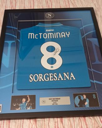 Cornice Maglia Autografata McTominay 24/25