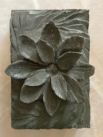 Scultura Fiore di Loto in Pietra Naturale - Zen