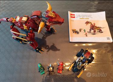 Lego Ninjago Drago Rosso con istruzioni