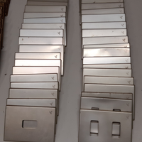 Placche copri interruttori in alluminio