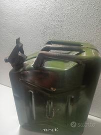 Jerry Can tanica in metallo da 20 litri