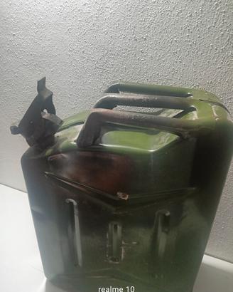 Jerry Can tanica in metallo da 20 litri