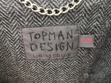 Cappottino grigio spigato