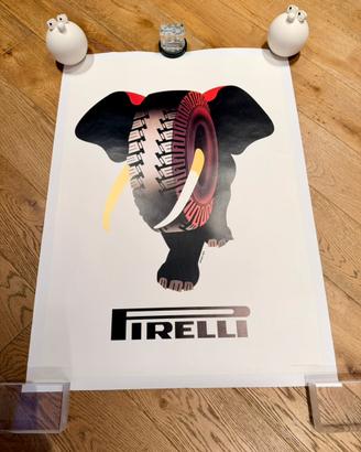Armando Testa manifesto Pubb. “Elefante Pirelli”