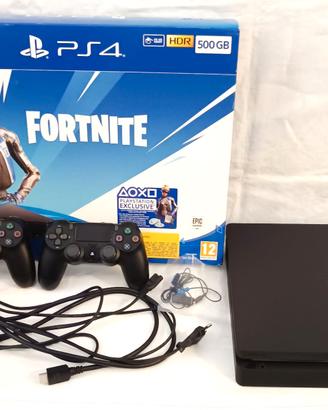 Console PlayStation 4 PS4 Slim 2020 + 2 controller