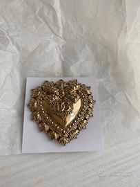 Spilla Dolce&Gabbana originale -cuore dorato