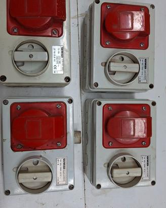 4 Prese Elettriche Gewiss Trifase Indus. 16-6h 220