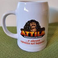Boccale Birra Diego Abatantuono Attila Beer Mug