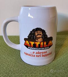 Boccale Birra Diego Abatantuono Attila Beer Mug