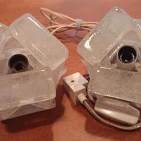 Lampade in vetro di Murano di Albano Poli anni 70