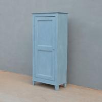 Armadio colonna un’anta laccato Shabby Chic