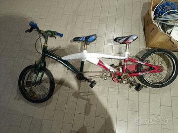 mini tandem bici bambino 16"
