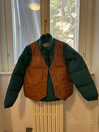 Giubbotto vintage Schott NYC in piuma e pelle