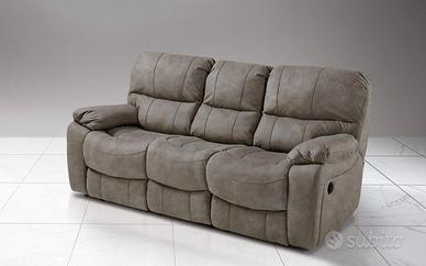 Divano 3 posti - 2 recliner elettrici