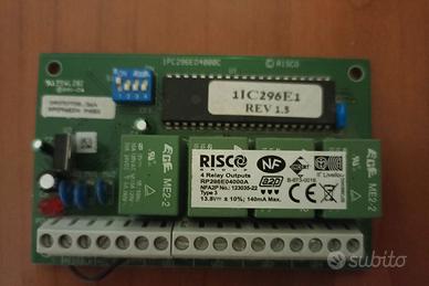 MODULO ESPANSIONE  4 RELE' MODEL.RP128296E04000A