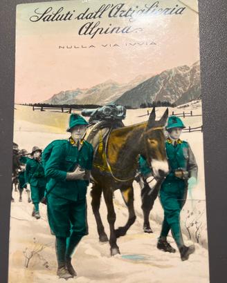 I1202 cartolina saluti dall’artiglieria
