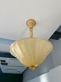 Lampadario Murano De Majo autentico ambra