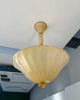 Lampadario Murano De Majo autentico ambra