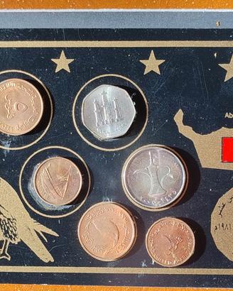 Set monete commemorative Emirati Arabi Uniti UAE